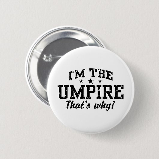 Funny Umpire Button (Vorne & Hinten)