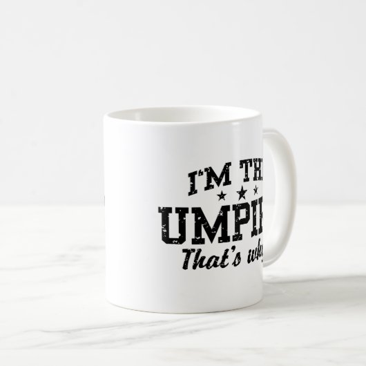 Funny Umpire Kaffeetasse (VorderseiteRechts)