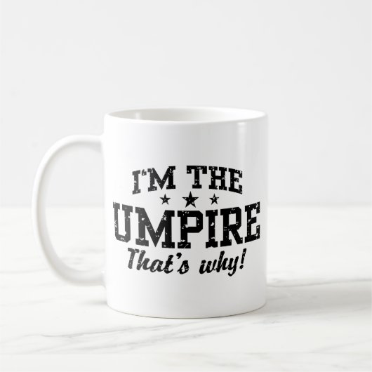 Funny Umpire Kaffeetasse (Links)