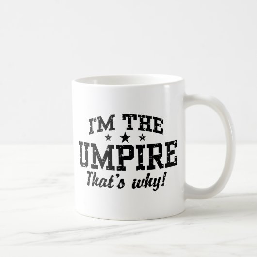 Funny Umpire Kaffeetasse (Rechts)