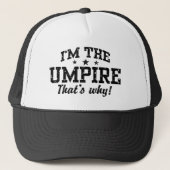 Funny Umpire Truckerkappe (Vorderseite)