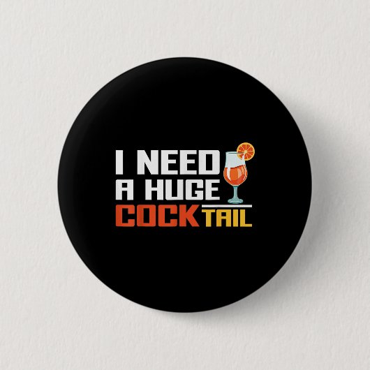 Funny Unadäquate Weihnachtsmädchen Ausflüge Party Button (Vorderseite)