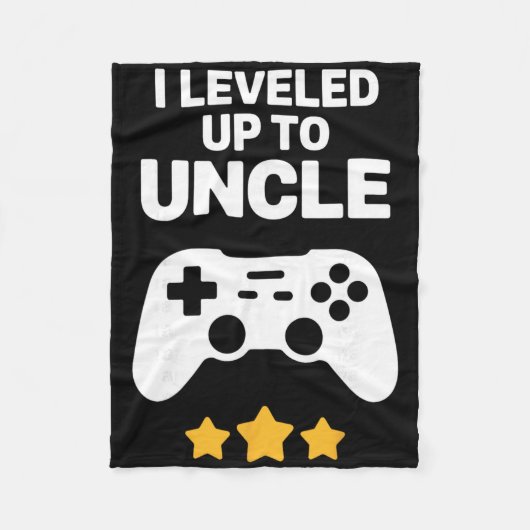 Funny Uncle Art For Uncle Men From New Promoted To Fleecedecke (Vorderseite)