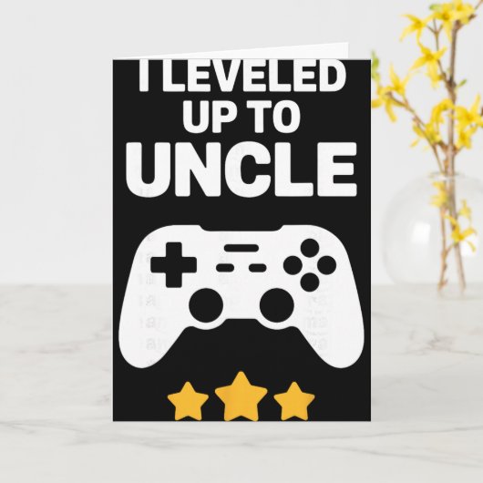 Funny Uncle Art For Uncle Men From New Promoted To Karte (Gelbe Blume)
