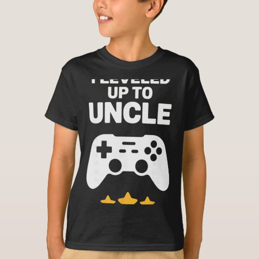 Funny Uncle Art For Uncle Men From New Promoted To T-Shirt (Vorderseite)