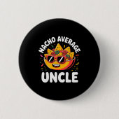 Funny Uncle Design For Uncle Men First Time Uncle  Button (Vorderseite)