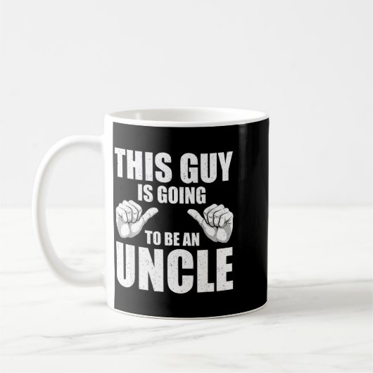 Funny Uncle Design For Uncle Men First Time Uncle Kaffeetasse (Links)