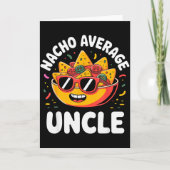 Funny Uncle Design For Uncle Men First Time Uncle  Karte (Vorderseite)