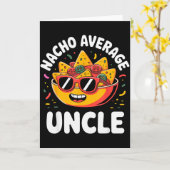 Funny Uncle Design For Uncle Men First Time Uncle  Karte (Gelbe Blume)