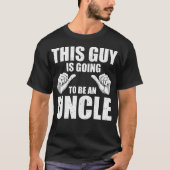 Funny Uncle Design For Uncle Men First Time Uncle  T-Shirt (Vorderseite)