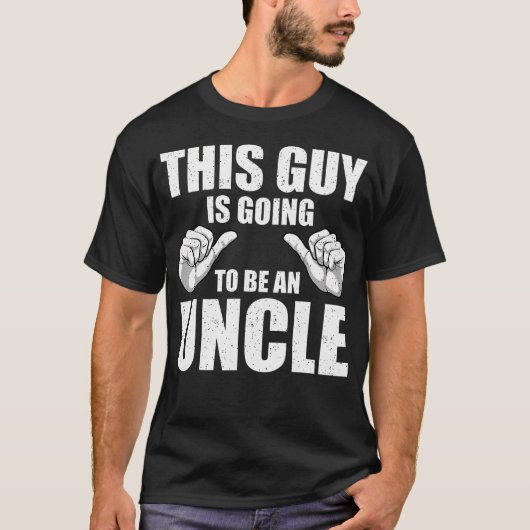 Funny Uncle Design For Uncle Men First Time Uncle  T-Shirt (Vorderseite)