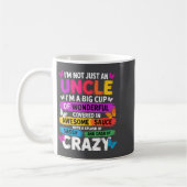 Funny Uncle Quote Sy Cool Uncle Men Kaffeetasse (Links)