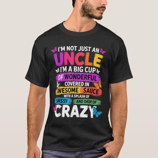 Funny Uncle Quote Sy Cool Uncle Men T-Shirt (Vorderseite)