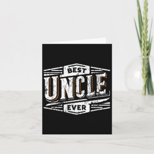 Funny Uncle Retro Best Onkel Ever Karte