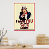 Funny Uncle Sam Poster (Küche)