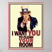 Funny Uncle Sam Poster (Vorne)