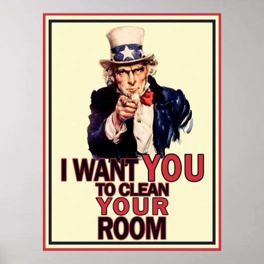 Funny Uncle Sam Poster (Vorne)