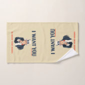 Funny Uncle Sam Wash your Hands Handtuch (Handtuch)