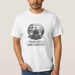 Funny und Bold Kung Fu Lover Graphics T-Shirt