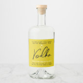 Funny und Chic Junggeselinnen-Abschied Alkoholflaschenetikett (Vorderseite)