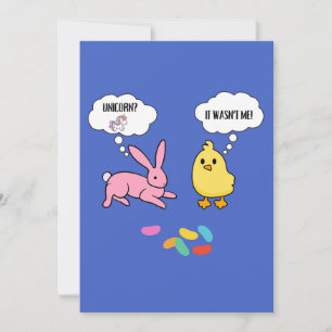 Funny und Chick Shirt für Ostern Einladung