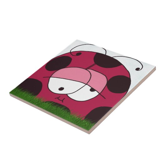 Funny und Chubby Ladybug Fliese (Seite)