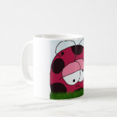 Funny und Chubby Ladybug Kaffeetasse (Vorderseite Links)