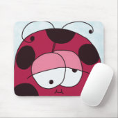 Funny und Chubby Ladybug Mousepad (Mit Mouse)