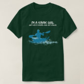Funny und cool Kayak Girl TShirt oder Geschenk (Design vorne)