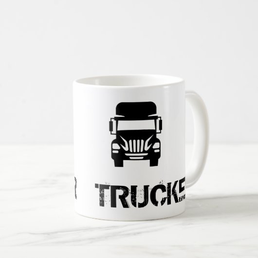 Funny und cool Mother Trucker von Storeman Kaffeetasse (VorderseiteRechts)