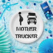 Funny und cool Mother Trucker von Storeman Pappteller (Party)