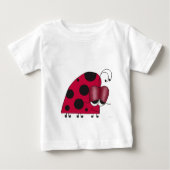Funny und Euphoric Ladybug Baby T-shirt (Vorderseite)