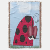 Funny und Euphoric Ladybug Decke (Vorderseite Vertikal)