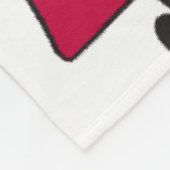 Funny und Euphoric Ladybug Fleecedecke (Ecke)