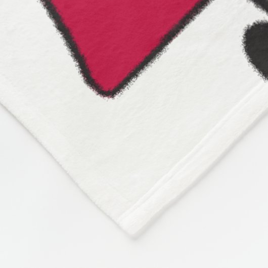 Funny und Euphoric Ladybug Fleecedecke (Ecke)