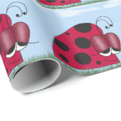 Funny und Euphoric Ladybug Geschenkpapier (Rolleneckpunkt)
