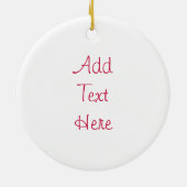 Funny und Euphoric Ladybug Keramikornament (Hinten)