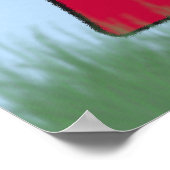 Funny und Euphoric Ladybug Painting Poster (Ecke)