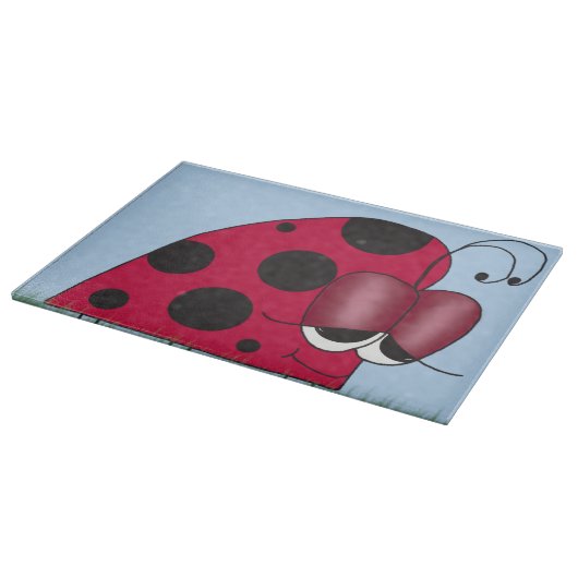Funny und Euphoric Ladybug Schneidebrett (Ecke)