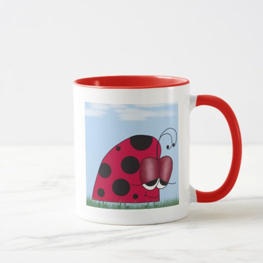 Funny und Euphoric Ladybug Tasse (Rechts)