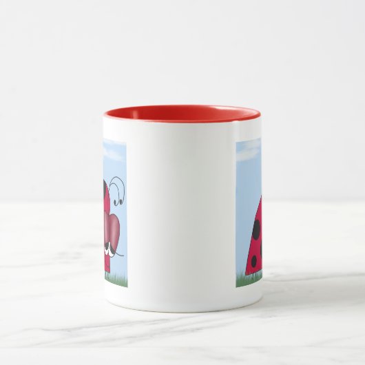 Funny und Euphoric Ladybug Tasse (Zentrum)