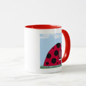 Funny und Euphoric Ladybug Tasse (VorderseiteRechts)