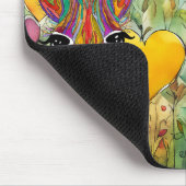 Funny und farbenfroh No Prob Llama Mouse Pad Mousepad (Ecke)