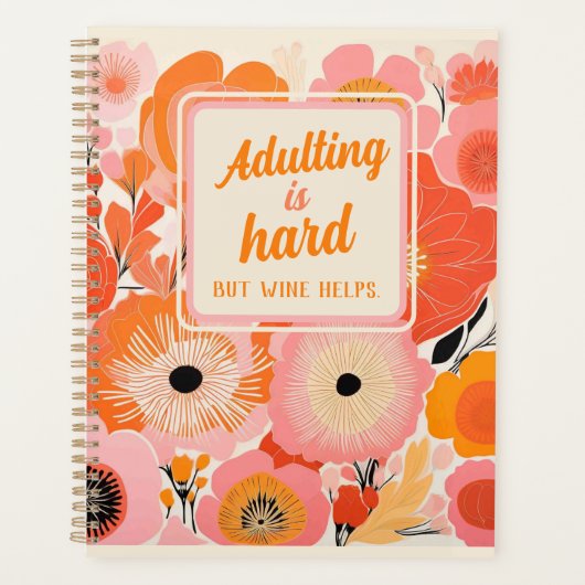 Funny und feminin Inspirational Planer (Vorderseite)