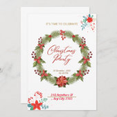 Funny und glücklich Weihnachten Neujahr 2022 Party Einladung (Vorne/Hinten)