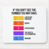 Funny und humorvolle Badminton Memes Shuttle Birdi Mousepad (Vorne)