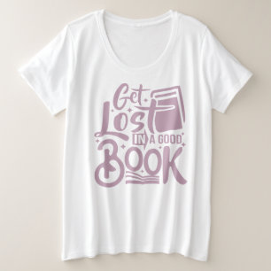 Funny und inspirierend Zitat Rosa und Weiß Mama Große Größe T-Shirt