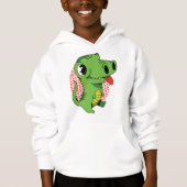 Funny und Niedlich Baby Dinosaurier Hoodie (Vorderseite)