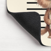 Funny und Niedlich Cat Mugshot Mousepad (Ecke)