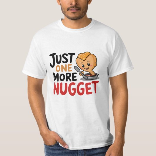 Funny und Niedlich Chicken Nugget Designs T-Shirt (Vorderseite)